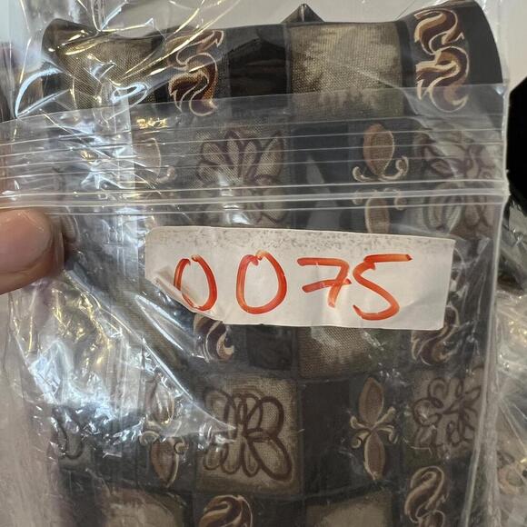 Vintage Protocol Platinum 100% Silk Black Grey Paisley Neck Tie 80s Checkered - Picture 4 of 8